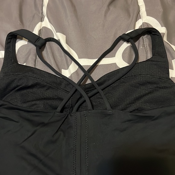Black Lululemon strappy tank top - Picture 5 of 5